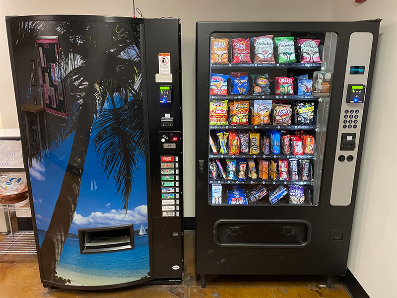 snack and drink vending machines